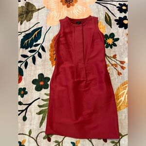 Like NEW Talbots Red Sleeveless Dress - flattering and elegant